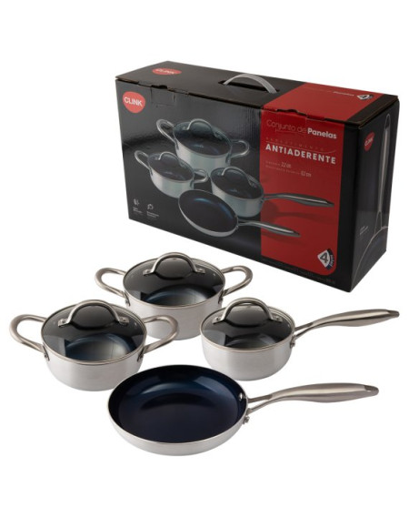Jogo panela safira ceramica indução 04 pcs - Loja Apolo