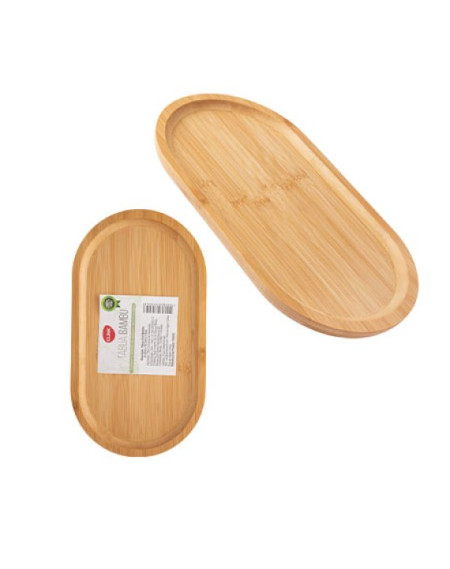 Petisqueira oval bambu - Loja Apolo