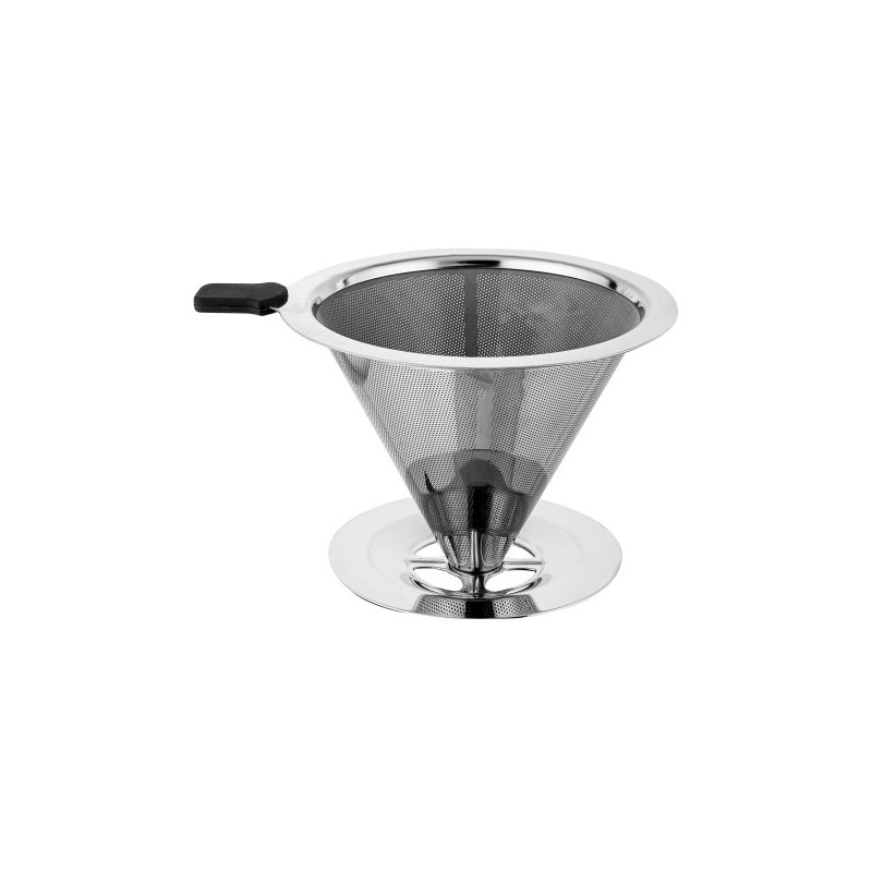 Suporte Coador de Café Pequeno Inox - Loja Apolo