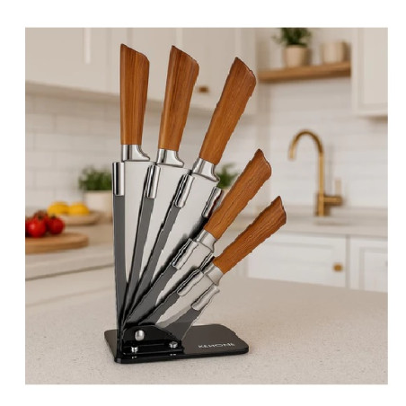 Conjunto de facas master wood 05 pecas - Loja Apolo