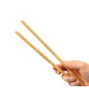 Pegador clipe bambu 30cm - Loja Apolo