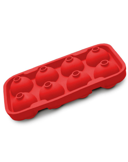 Forma de gelo silicone esférica 08 cavidades - Loja Apolo