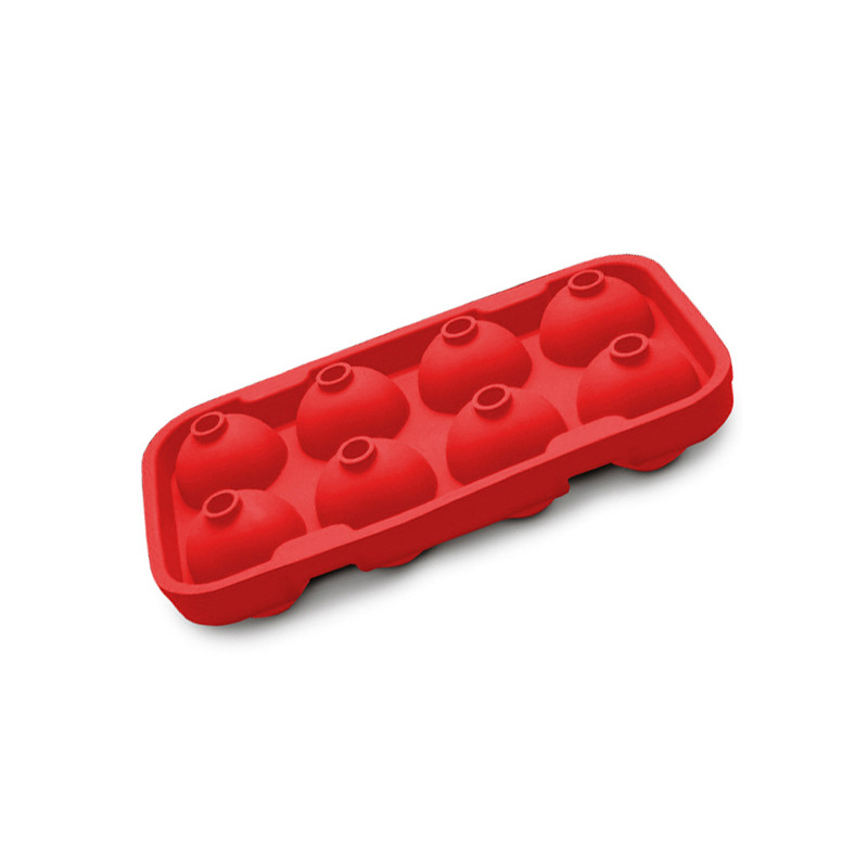 Forma de gelo silicone esférica 08 cavidades - Loja Apolo