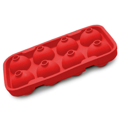 Forma de gelo silicone esférica 08 cavidades - Loja Apolo
