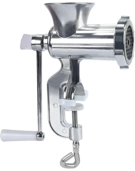 Moedor manual de carne alumínio - Loja Apolo
