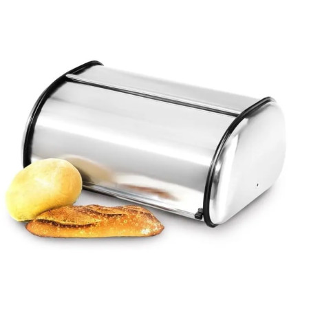 Porta pão aço inox 34 cm - Loja Apolo