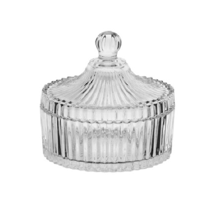 Bomboniere de vidro 14,5 X 15 cm - Loja Apolo