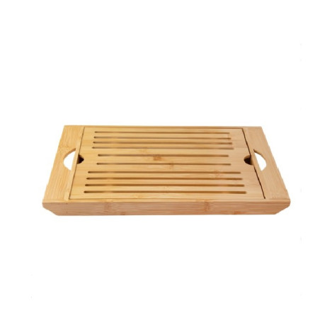 Migalheira de bambu 36X21.8X2,7cm - Loja Apolo