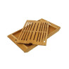 Migalheira de bambu 36X21.8X2,7cm - Loja Apolo