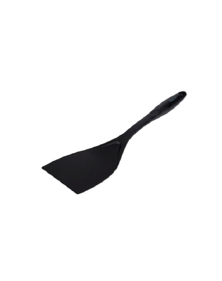 Espátula lisa nylon preto 31 cm 240 graus - Loja Apolo