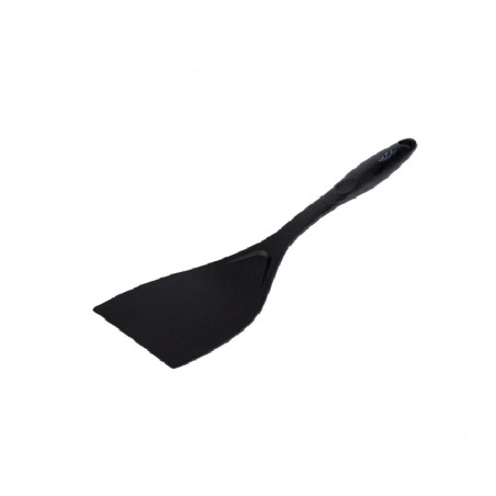 Espátula lisa nylon preto 31 cm 240 graus - Loja Apolo