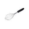Batedor fouet inox cabo preto 28cm - Loja Apolo