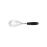 Batedor fouet inox cabo preto 28cm - Loja Apolo