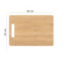 Tabua de bambu 36 X 26 X 1,2 cm - Loja Apolo Tabua de bambu 36 X 26 X 1,2 cm - Loja Apolo