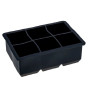 Forma de gelo 6 cubos silicone preto 22X12X5.5 cm - Loja Apolo Forma de gelo 6 cubos silicone preto 22X12X5.5 cm - Loja Apolo