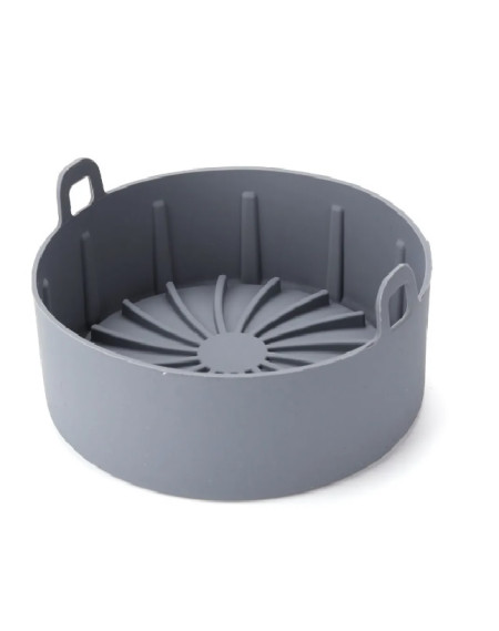 Forma para air fryer com alça silicone 19Ø 240° - Loja Apolo