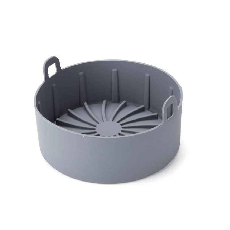 Forma para air fryer com alça silicone 19Ø 240° - Loja Apolo Forma para air fryer com alça silicone 19Ø 240° - Loja Apolo