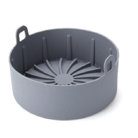 Forma para air fryer com alça silicone 19Ø 240° - Loja Apolo