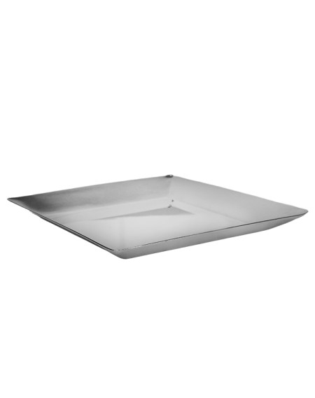 Bandeja quadrada lisa - 13,5 X 13,5 cm - Loja Apolo