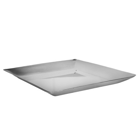 Bandeja quadrada lisa - 13,5 X 13,5 cm - Loja Apolo