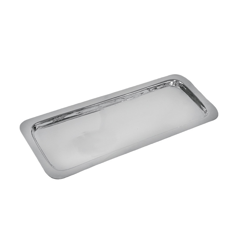 Bandeja retangular lisa - 25 X 10 cm - Loja Apolo