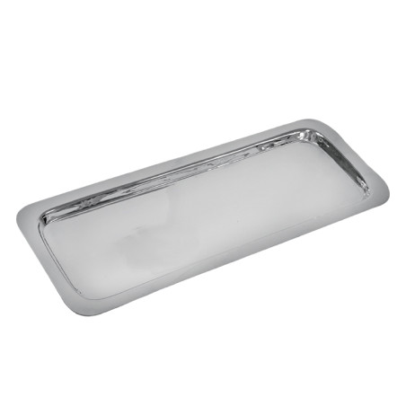 Bandeja retangular lisa - 25X10 cm - Loja Apolo