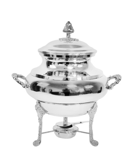 Sopeira lisa prata apolo 5,5 litros é fabricada em prata apolo de excelente qualidade; Durável e elegante, Sofisticação.