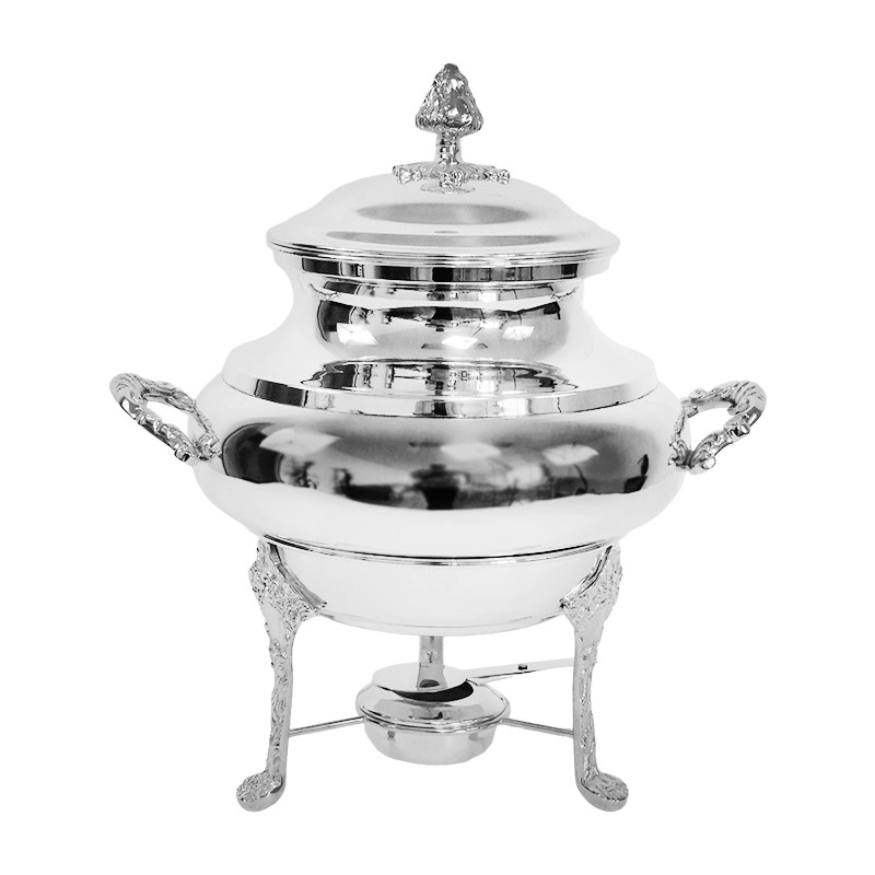 Sopeira lisa prata apolo 5,5 litros é fabricada em prata apolo de excelente qualidade; Durável e elegante, Sofisticação.