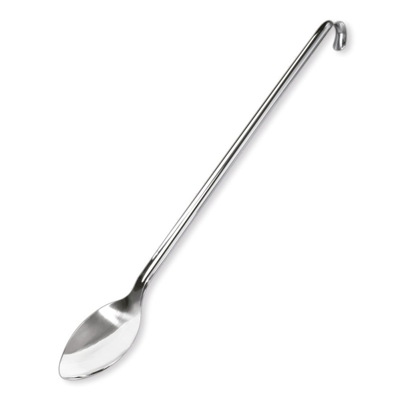 Colher para servir aço inox com gancho 50 cm - Loja Apolo Colher para servir aço inox com gancho 50 cm - Loja Apolo