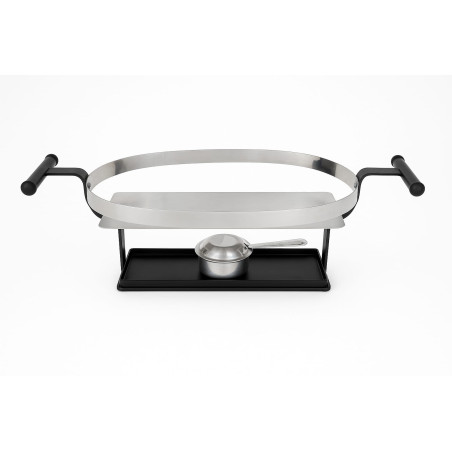 Rechaud para assadeira oval nº 5 49 X 28 X 8 cm - Loja Apolo