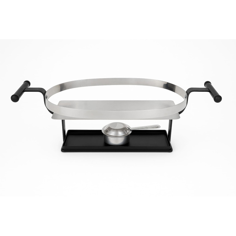 Rechaud para assadeira oval nº 4 43,5 X 24 X 7,5 cm - Loja Apolo