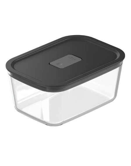 Pote hermético retangular fresh lock vidro 1.2 litros - Loja Apolo