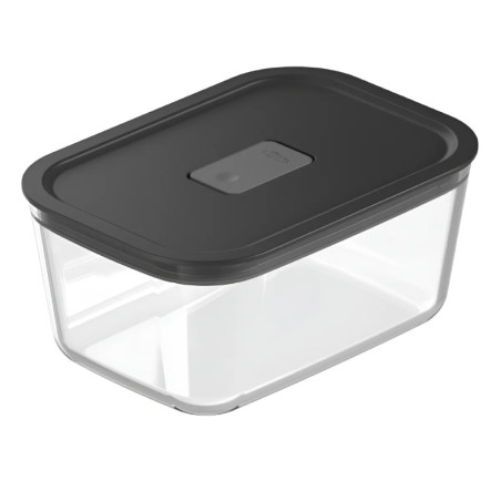 Pote hermético retangular fresh lock vidro 1.2 litros - Loja Apolo