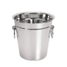 Balde para champanhe aço inox com alças argolas Ø21 cm - Loja Apolo