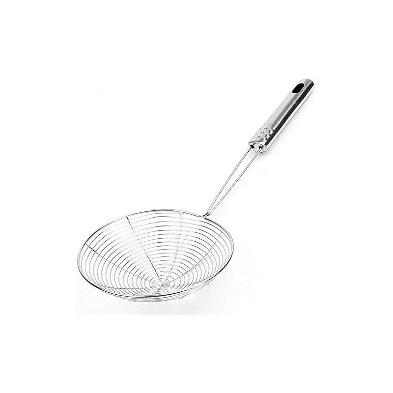 Escumadeira aramada aco inox - Loja Apolo