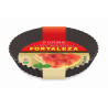 Forma para torta crespa fundo removível black 24 cm - Loja Apolo