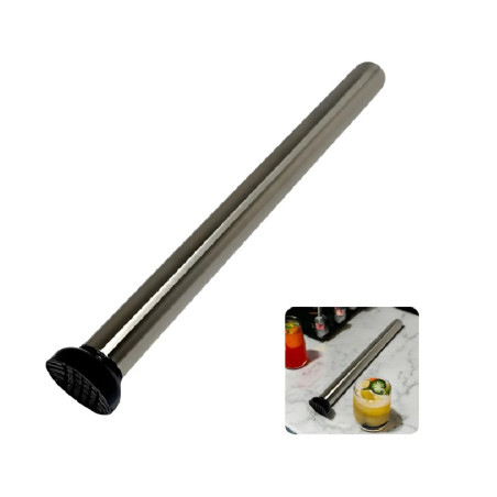 Socador caipirinha aco inox 30 cm - Loja Apolo