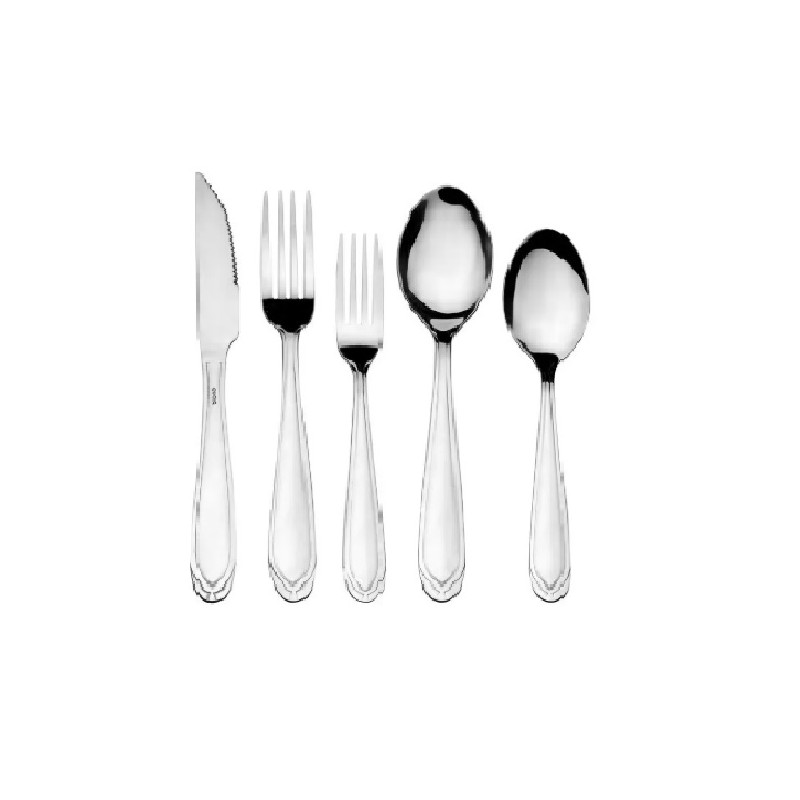 Faqueiro em aco inox biona 30 peças - class - Loja Apolo