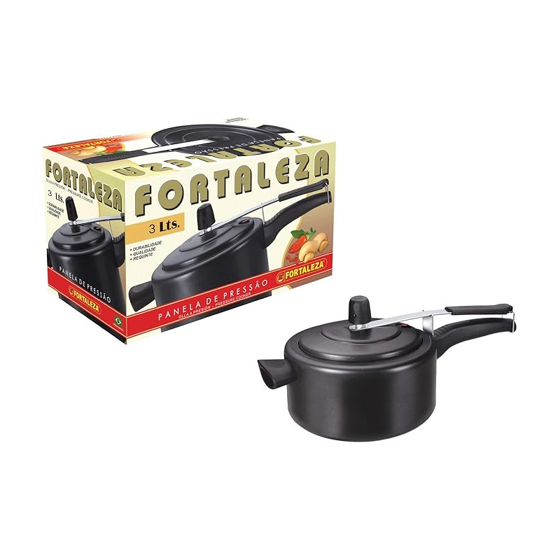 Panela de pressão 3 litros black - Loja Apolo