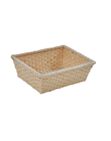 Cesta retangular 21X17X6.5 cm - Loja Apolo