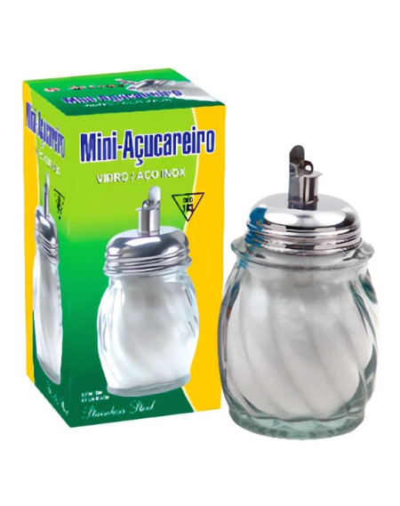 Mini açucareiro de vidro - Loja Apolo