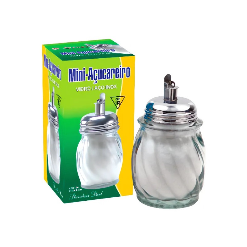 Mini açucareiro de vidro - Loja Apolo