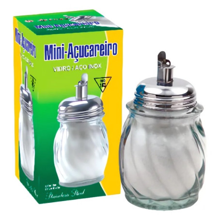 Mini açucareiro de vidro - Loja Apolo