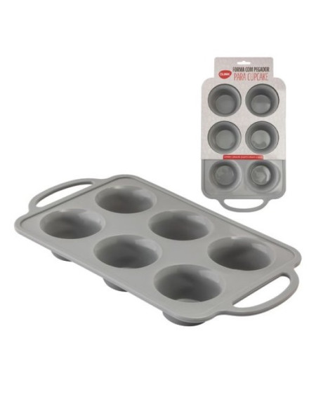 Forma pegador silicone cupcake - Loja Apolo