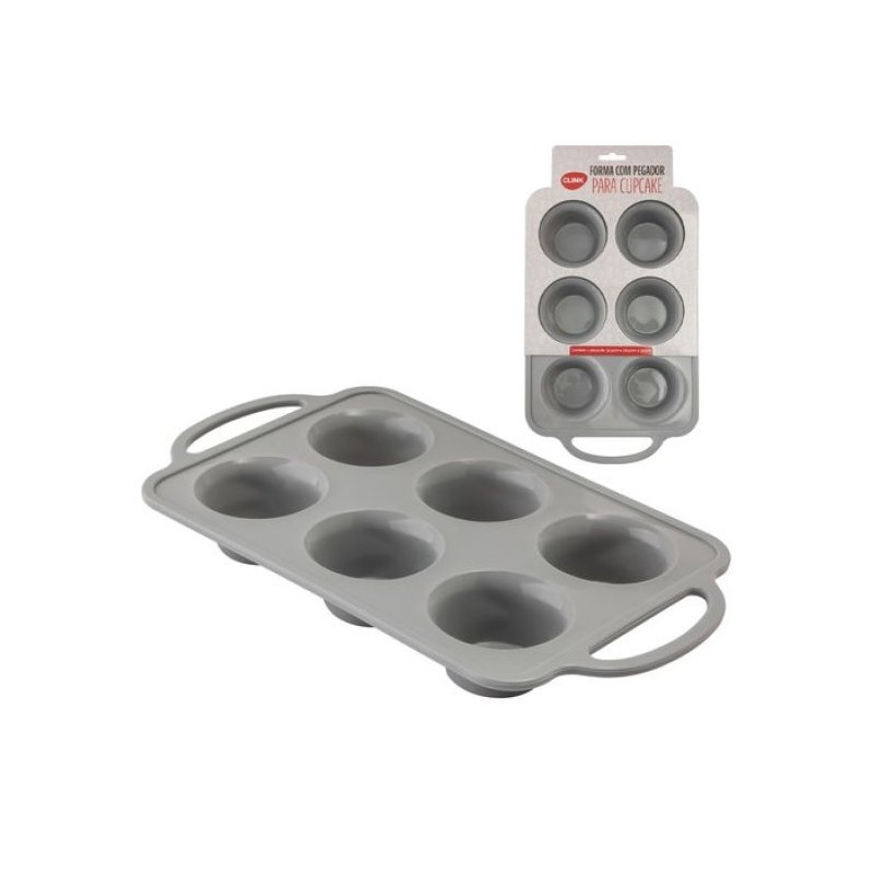 Forma pegador silicone cupcake - Loja Apolo