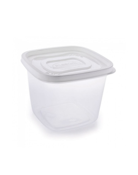 Pote click quadrado 1.2 litros 14X14X11 cm - Loja Apolo