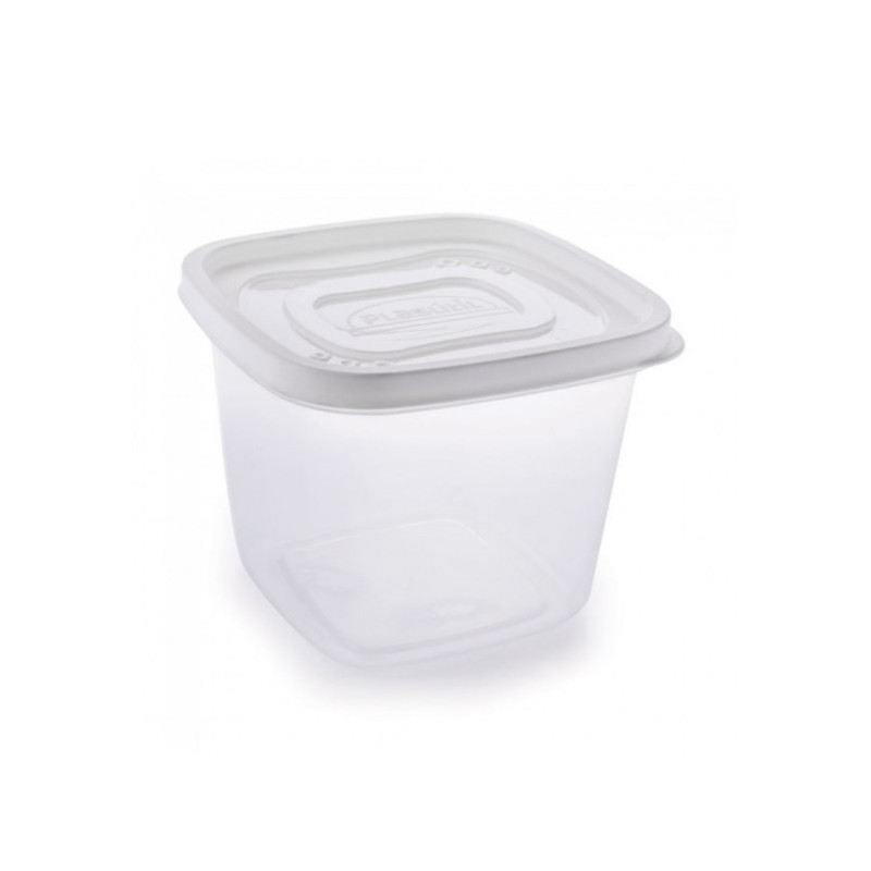 Pote click quadrado 1.2 litros 14X14X11 cm - Loja Apolo