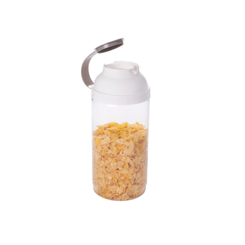 Porta mantimentos com bico dosador 1.6 litros branco - Loja Apolo