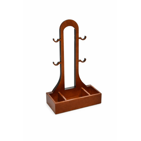 Suporte de madeira para capsula - Loja Apolo