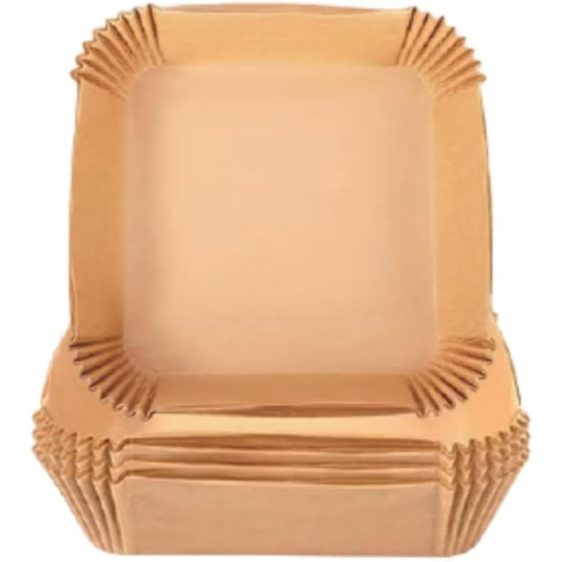 Forma descartável quadrada 16 cm para airfryer 50 pecas - Loja Apolo
